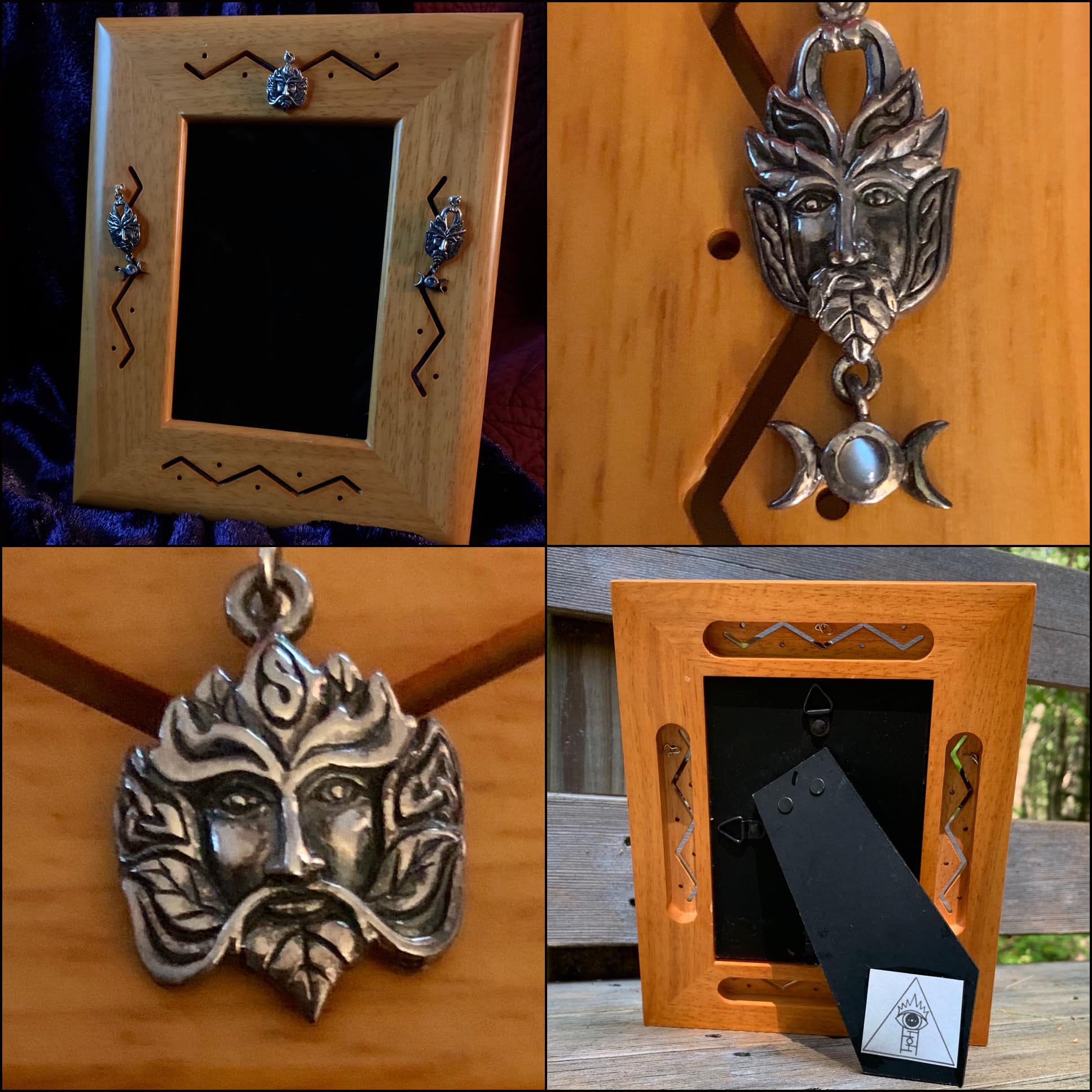 Green Man Scrying Mirror