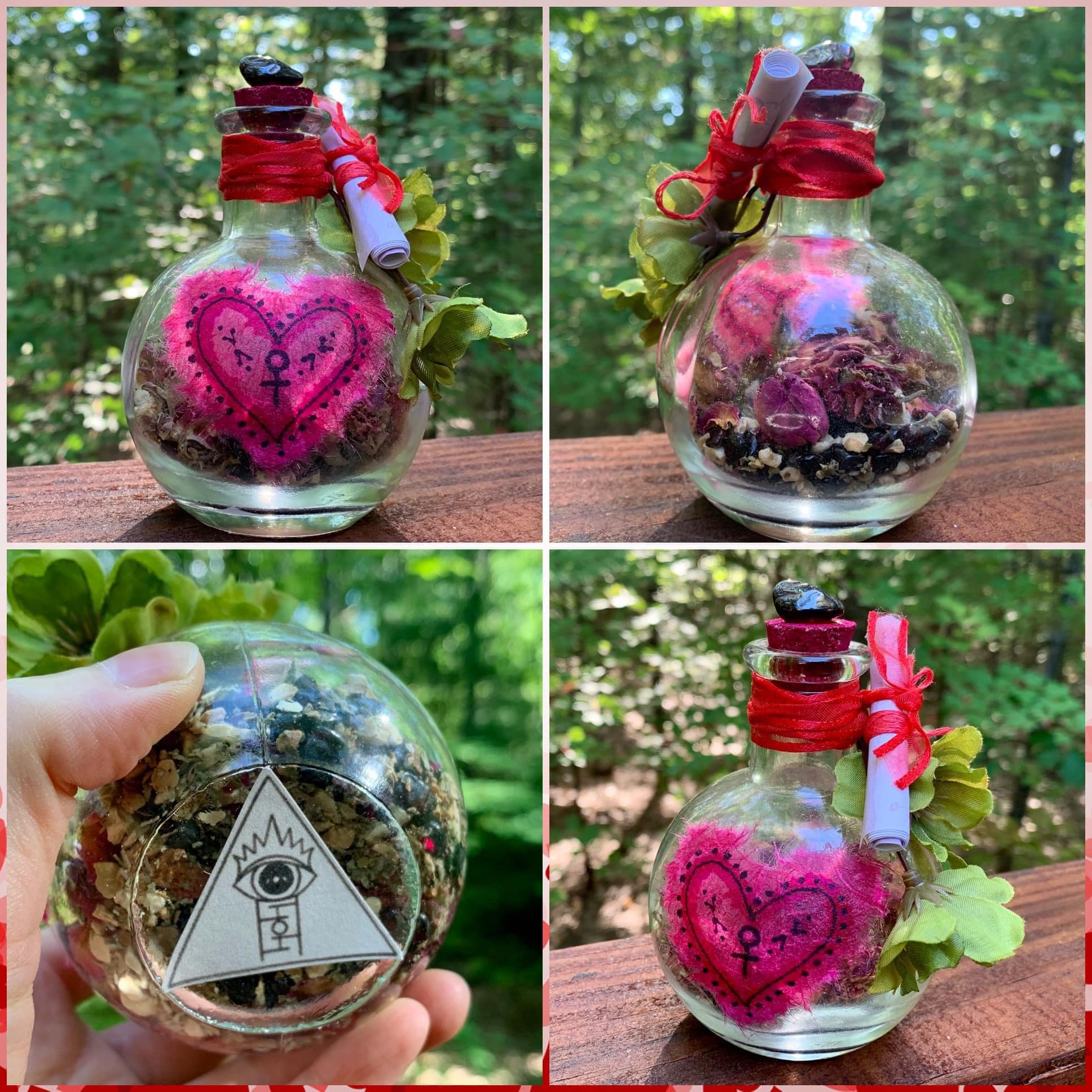 Passionate Love Spell Witch Bottle