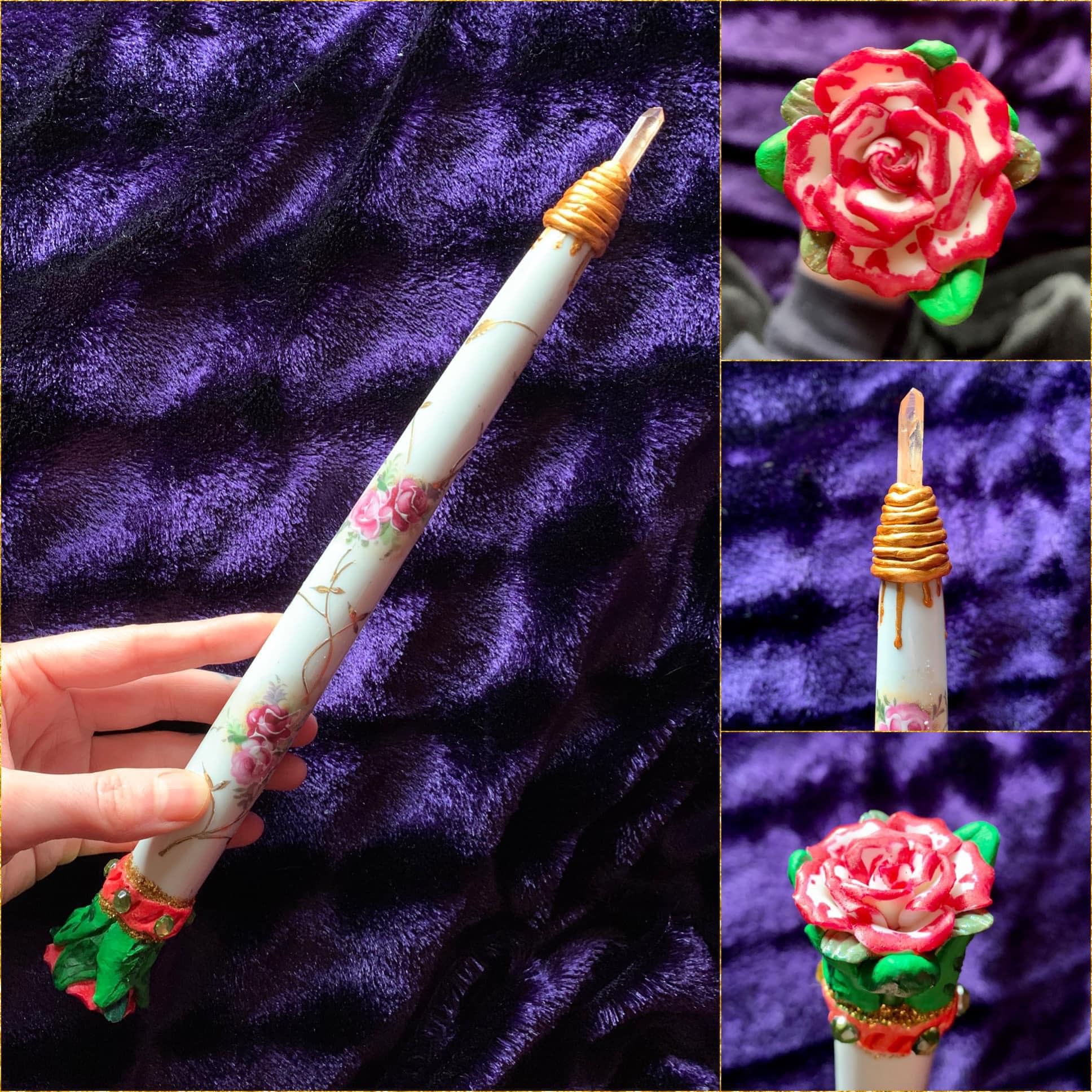 Rose and Honey Wand