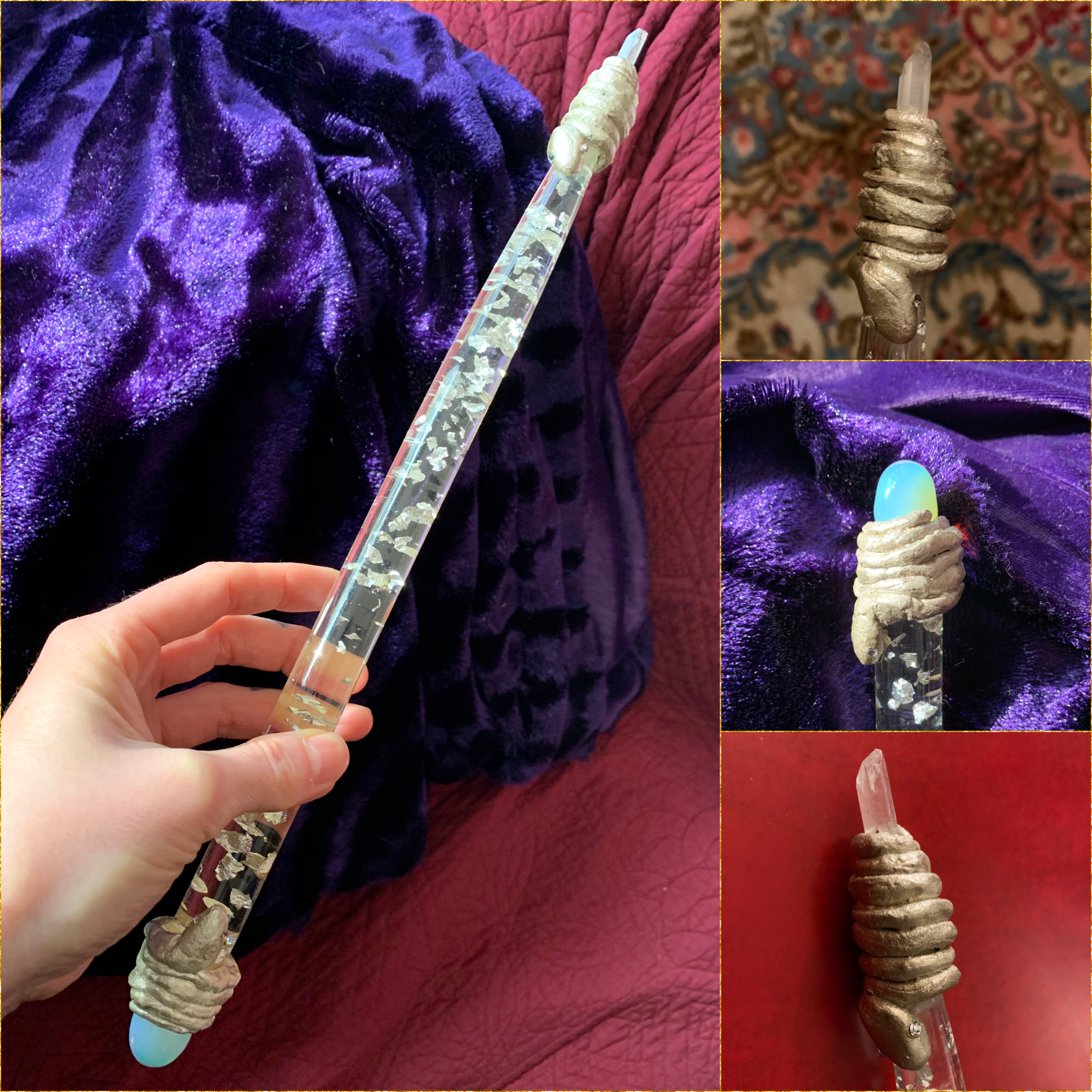 Silver Snake Wand